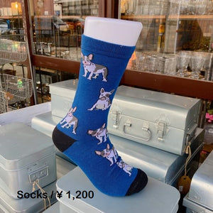 TOPANGA SOCKS 　フレブルソックス　ネイビー