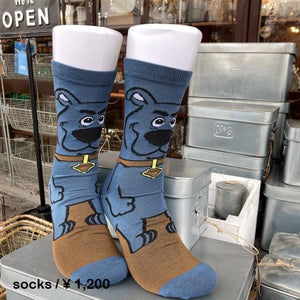 TOPANGA SOCKS 　スクービーソックス　ネイビー