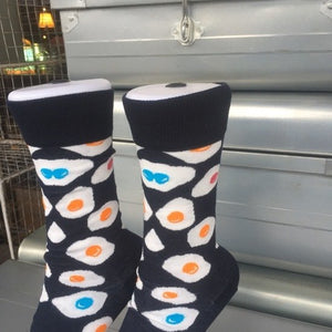 TOPANGA SOCKS 　カラフル目玉焼きソックス