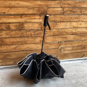 ワンタッチ折りたたみ傘　ブラック