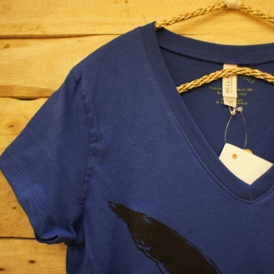 ハンドプリントＴシャツ　カモメ