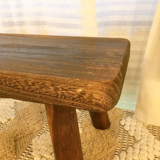 Wood Mini Stand Low/Brown