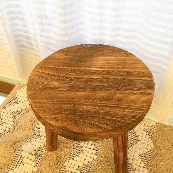 Wood Mini Stand Round/Natural