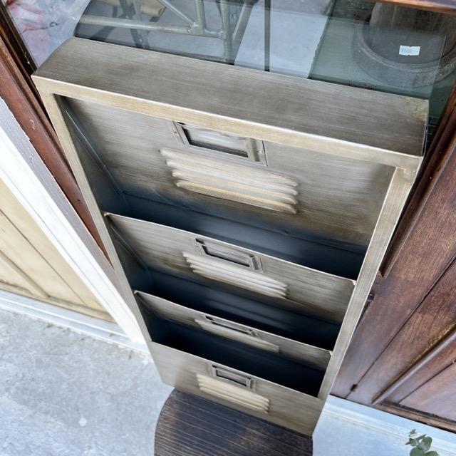 Industrial Metal Letter Rack