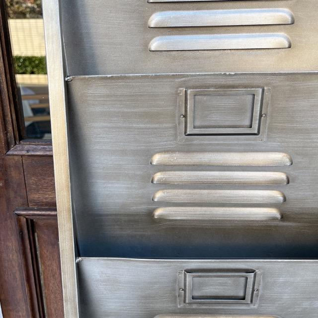 Industrial Metal Letter Rack