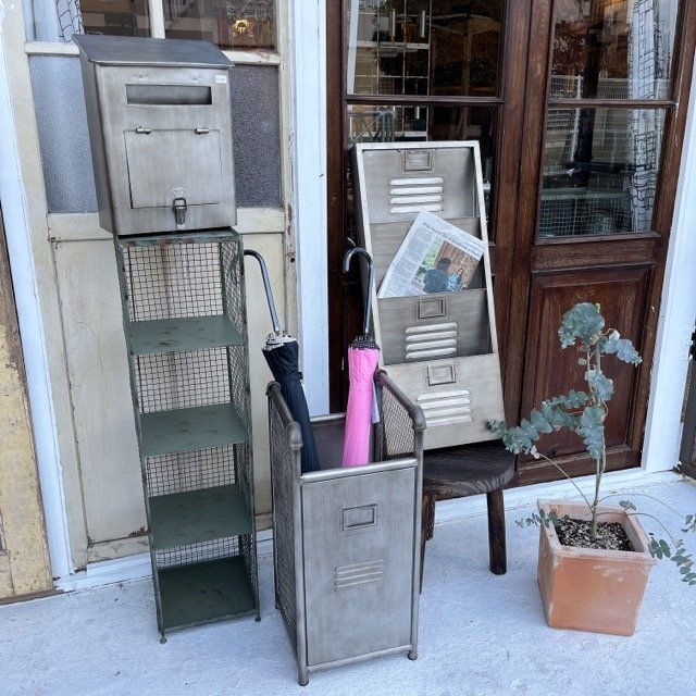 Industrial Metal Letter Rack