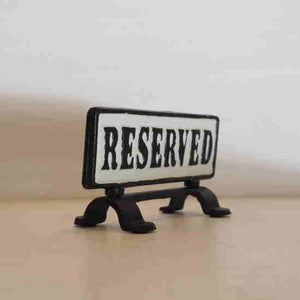 アイアンリバーシブルサインスタンド　RESERVED