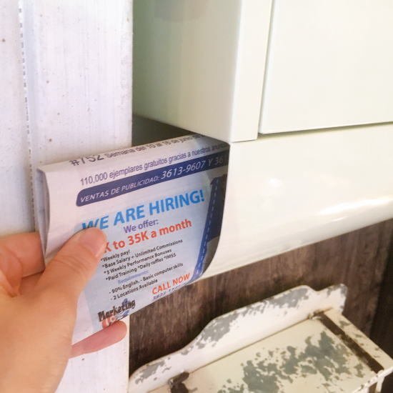 マーキュリー　メールボックスポスト 　アイボリー