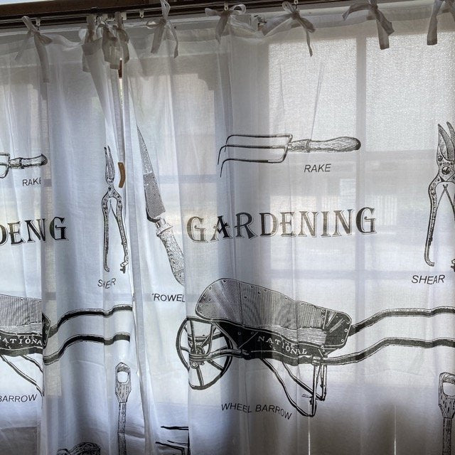 Vintage Style Curtains 110x180cm Gardening