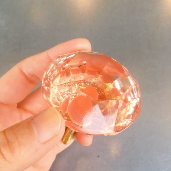 Jewelry knob pink/L size