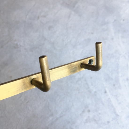Iron Hanging 8 Hooks Antique Gold