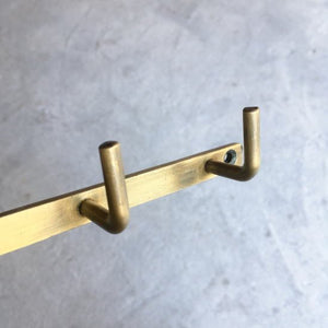 Iron Hanging 8 Hooks Antique Gold