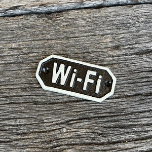ブラックサインプレート Wi-Fi