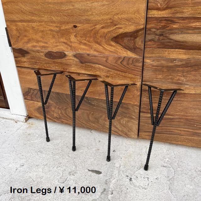 TOPANGA Furniture　鉄脚4本セット　ショート　35cm