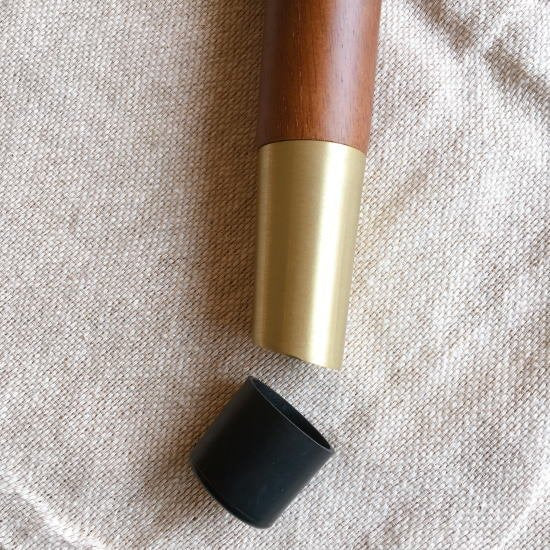 テーブル脚4本セット　73cm　ブラウン