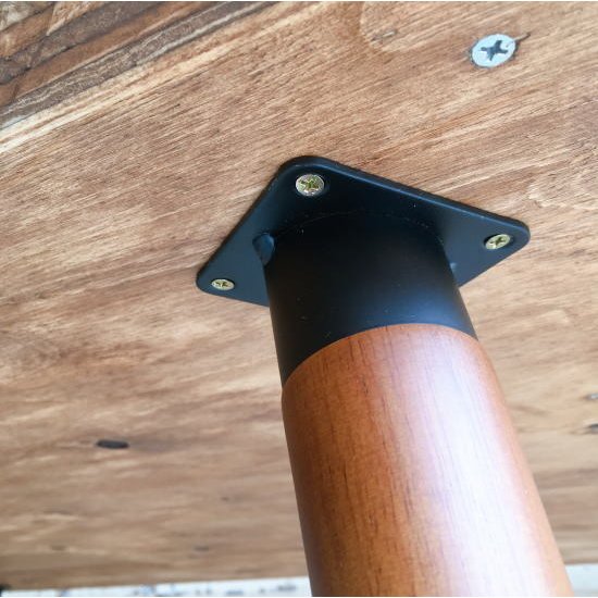 テーブル脚4本セット　73cm　ブラウン