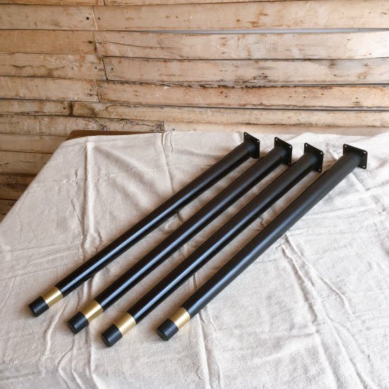 テーブル脚4本セット　73cm　ブラック