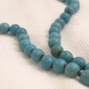 TOPANGA Jewelry Turquoise Charm Necklace 2 Types Heart Star
