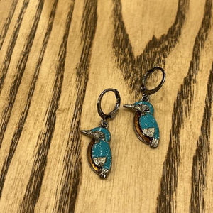 TOPANGA Accessories　青い鳥ピアス