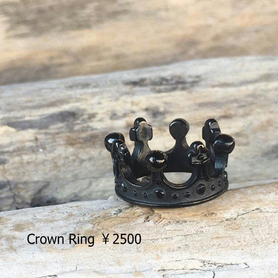 TOPANGA Accessories　Crownリング　ブラック　19号