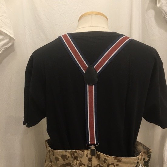 TOPANGA ACCESSORIES Clip Suspenders Navy Stripe