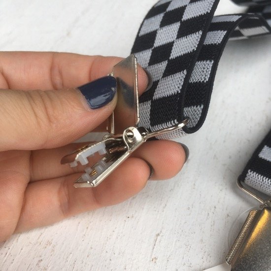 TOPANGA ACCESSORIES Clip Suspenders Check