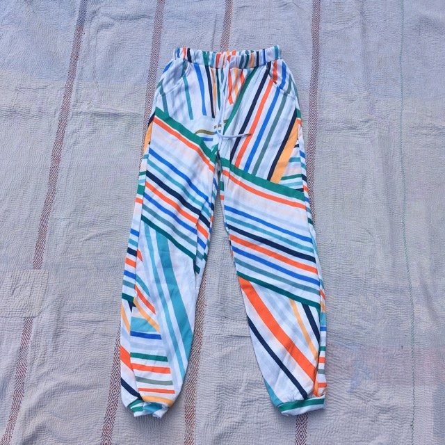 TOPANGA Lady's　ストリートセットアップスウェット　ランダムストライプ