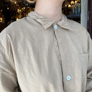 Swedish style grandpa shirt, beige