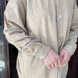 Swedish style grandpa shirt, beige