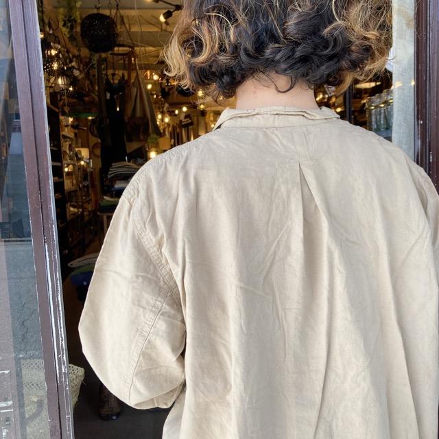 Swedish style grandpa shirt, beige