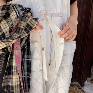Workers Overalls White