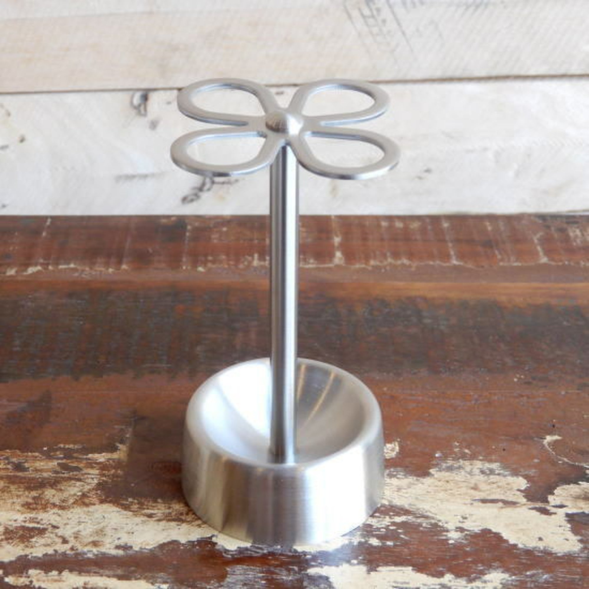 ステンレススチール　ハブラシホルダー　FLOWER