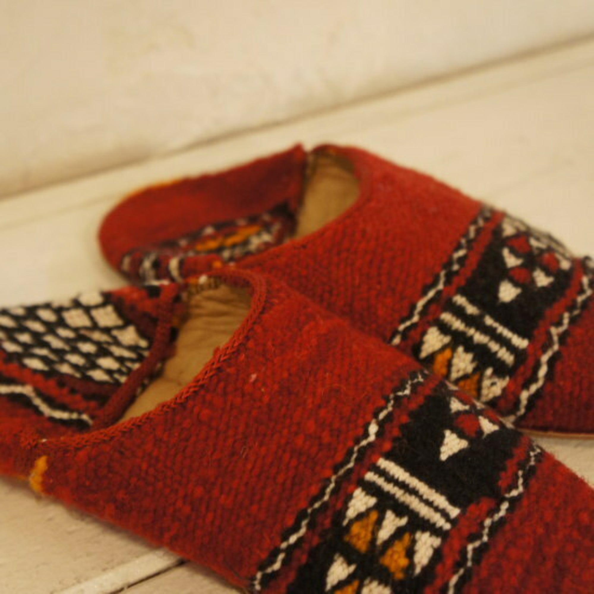 Kilim Babouche, 4 types