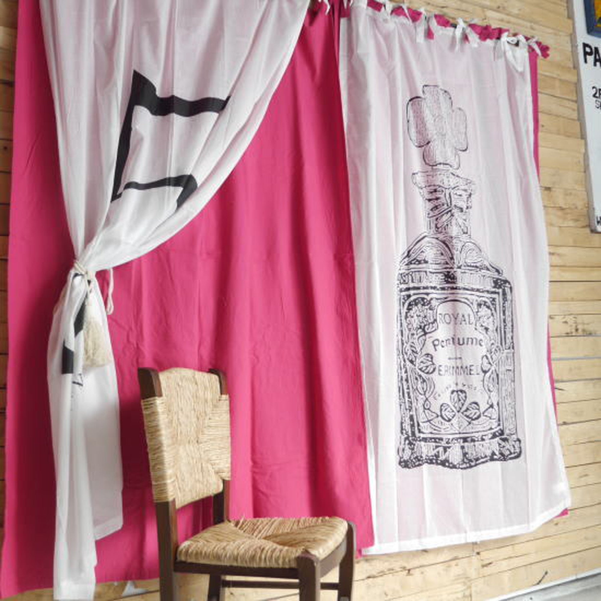 Vintage Style Curtains 110x180cm Perfume