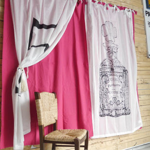 Vintage Style Curtains 110x180cm Perfume