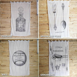 Vintage Style Curtains 110x180cm Perfume