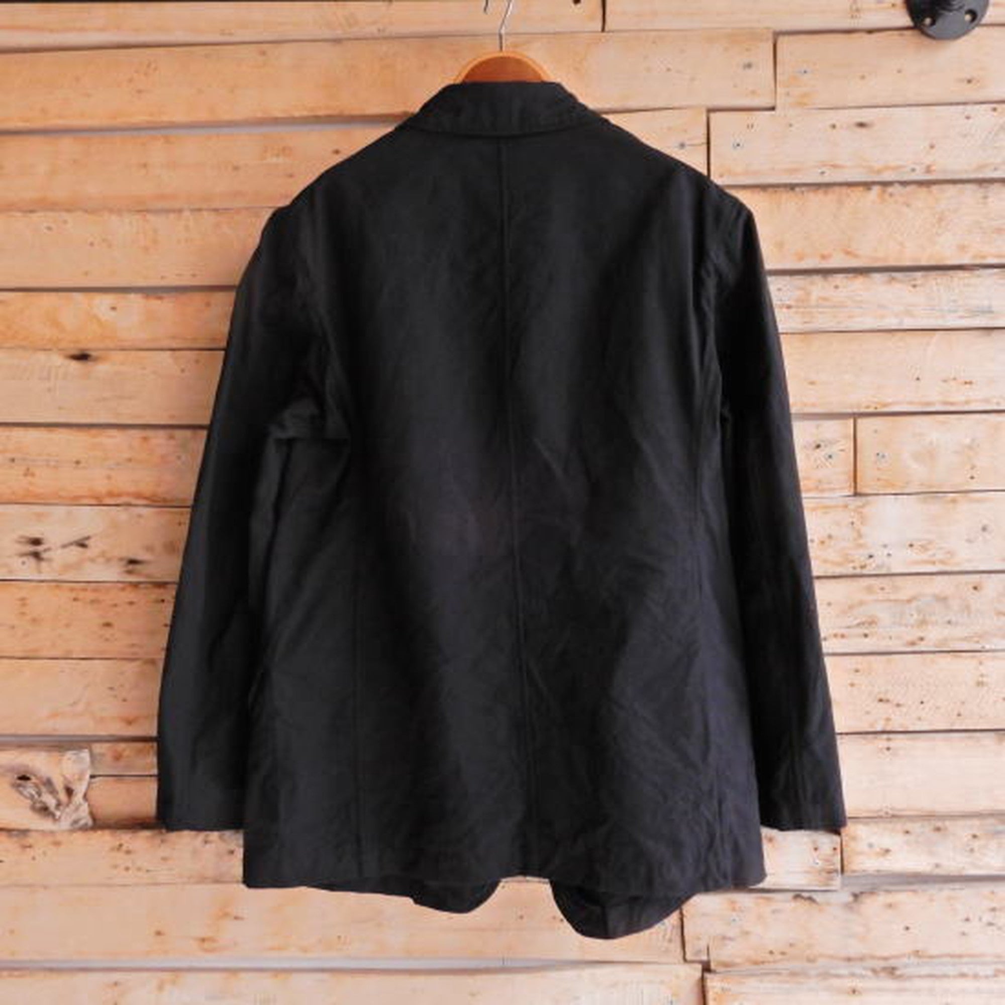 LOLO (ロロ) 　綿麻　ビンテージジャケット　ブラック