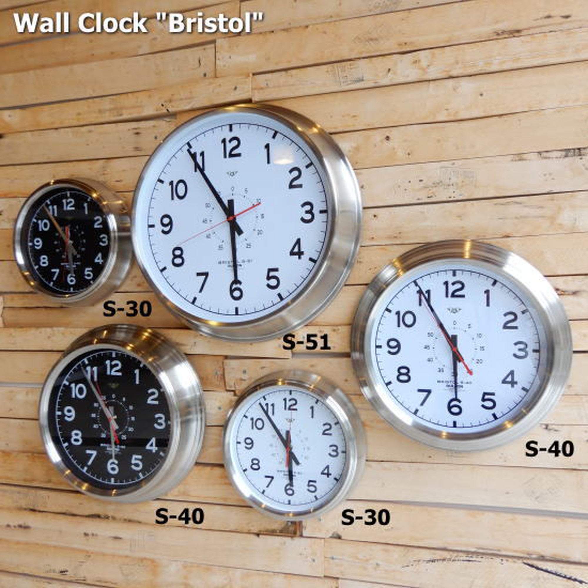 Wall Clock Bristol S-51