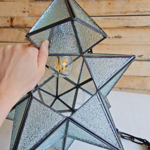 TOPANGA 70's STAR LAMP Big Star Glass Pendant Lamp デザインガラス