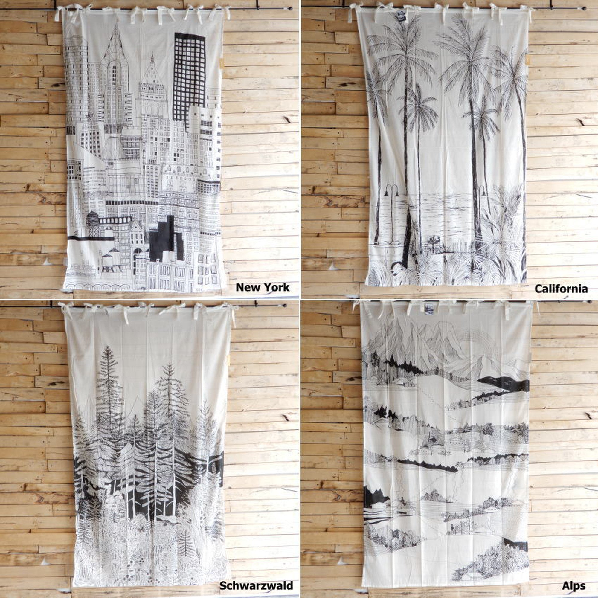 Landscape Curtain 110×180cm Paris