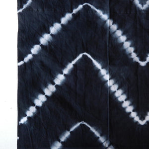 TOPANGA　Shibori　Curtain　シボリカーテン　W110xH200cm　黒