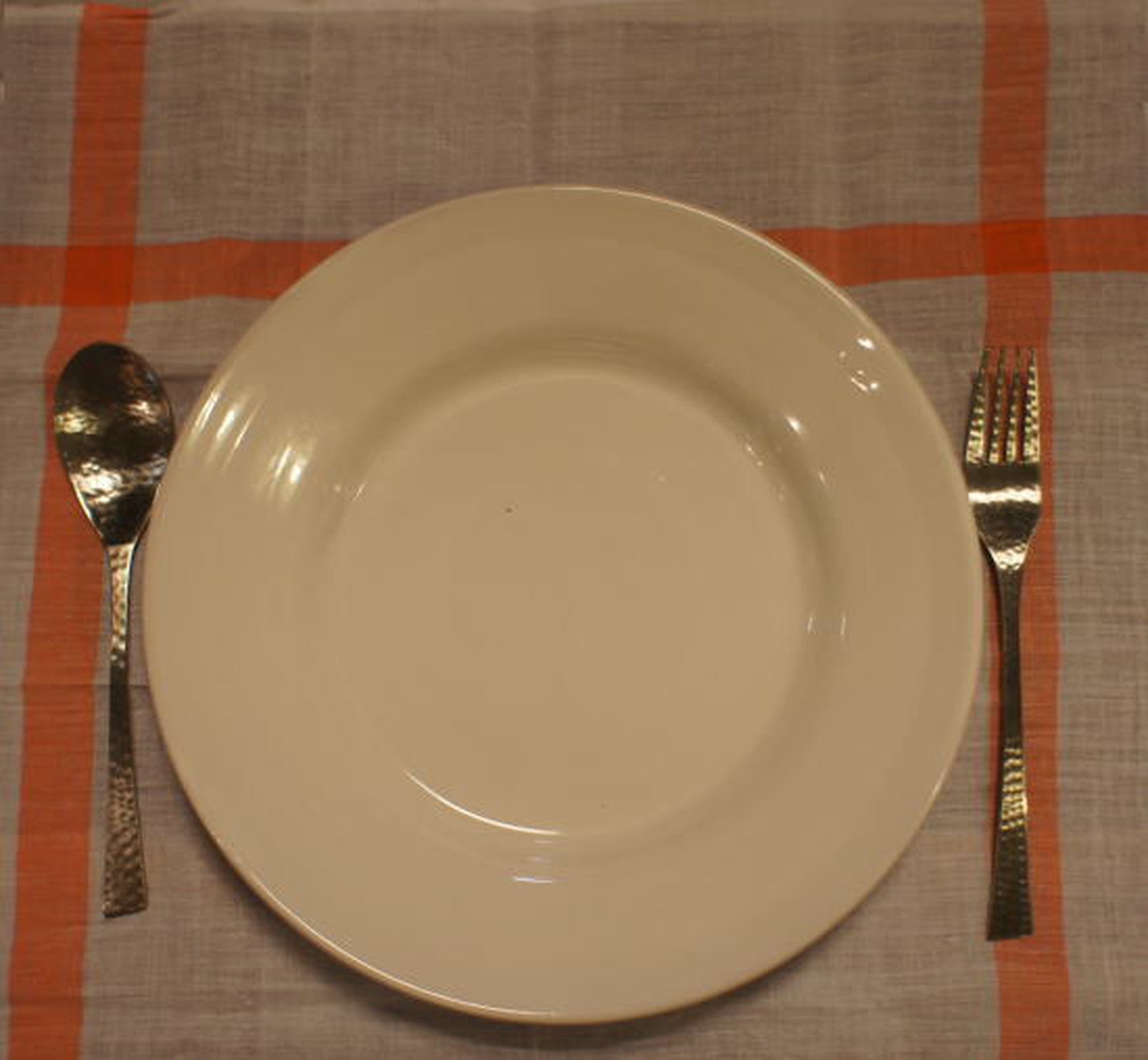 ステンレス槌目ディナーカトラリー　スプーン/フォーク